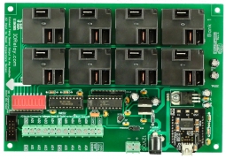 USB Relay Switch 8-Channel 30 Amp ProXR