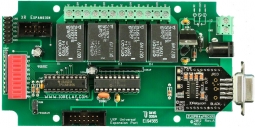 Serial Relay Controller 4-Channel 10 Amp with UXP Expansion Port