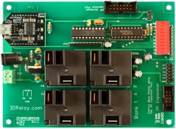 USB Relay 4-Channel 30-Amp with UXP Port