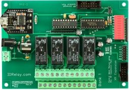 USB Controlled Relay 4-Channel 5 Amp DPDT with UXP Port