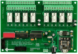 USB Relay Switch 8-Channel 1-Amp DPDT with UXP Port
