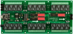 USB Relay Controller 24-Channel 10-Amp with UXP Port