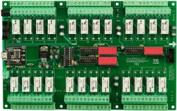 USB Relay Controller 24-Channel 1-Amp DPDT with UXP Port