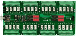 Serial Relay Board 32-Channel 1-Amp DPDT with UXP Port