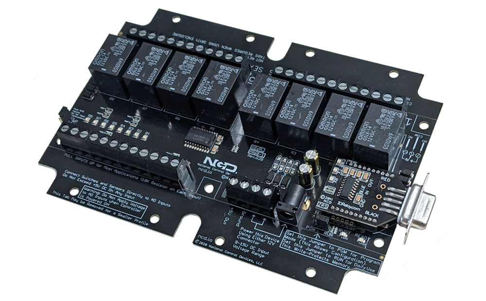 RS232 Relay Board - 8-Channel