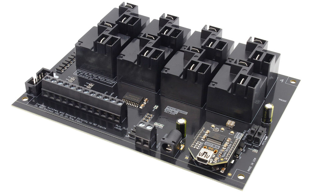 USB Relay Switch 8-Channel 30 Amp ProXR: Relay Pros