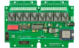 WiFi Controlled Relay 8-Channel 10-Amp with UXP Port