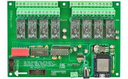 WiFi Controlled Relay 8-Channel 3-Amp DPDT with UXP Port