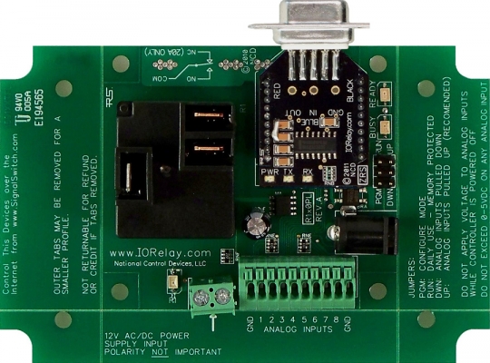 RS232 Relay Board 8-Channel 5-Amp ProXR: Relay Pros