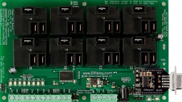 RS232 Relay Board 8-Channel 20-Amp ProXR Lite