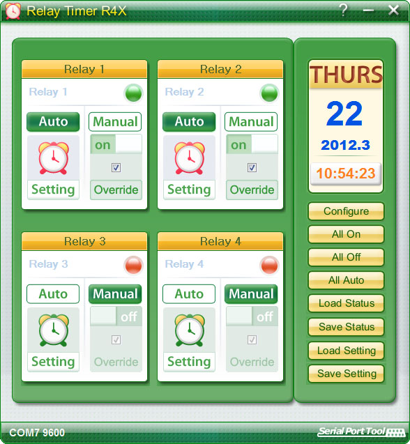 Relay Timer Software