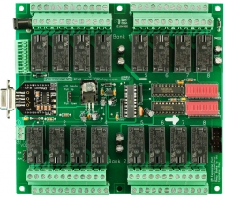 Serial Controlled Relay 16-Channel 3-Amp DPDT ProXR
