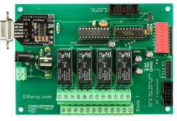 Serial Relay Controller 4-Channel 5-Amp DPDT with UXP Port