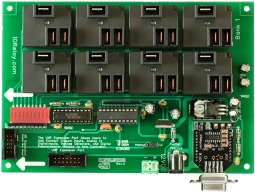 RS232 Relay Board 8-Channel 20 Amp with UXP Port