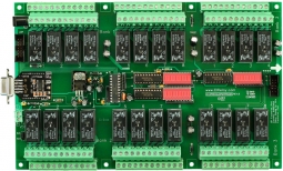 Serial Relay Controller 24-Channel 5-Amp DPDT with UXP Port