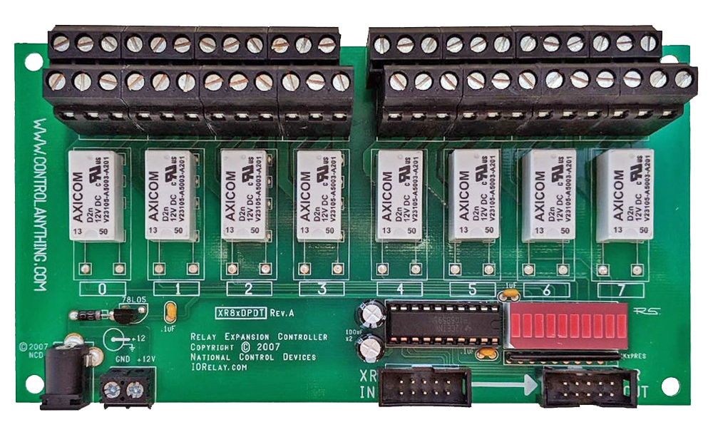8-Channel Relay Expansion Boards